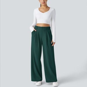 Halara Flex High Waisted Pocket
Wide Leg Waffle Work Pants TALL XL